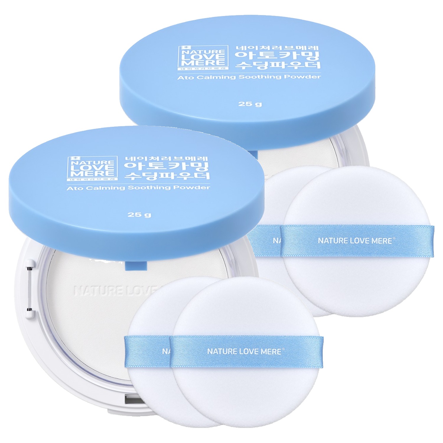 네이쳐러브메레 아토카밍 수딩파우더 무향+퍼프 2개 19,560원