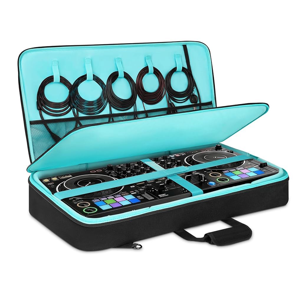 DDJ FLX10DDJ REV5DDJ GRV6Numark NS4FXDDJ FLX6DDJ 1000DDJ 800용 DJ 컨트롤러 백 멀티 포켓이 있는 패딩 백팩 장비용 휴대용 믹서 151,900원