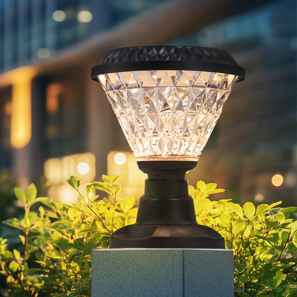 태양광 정원등 문주등 조명 벽등 태양열 LED 원형 크리스탈 20,100원