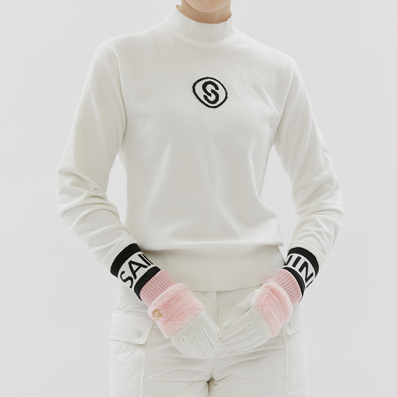 [세인트나인] 여성 방풍 터틀 스웨터 IVORY 114,800원