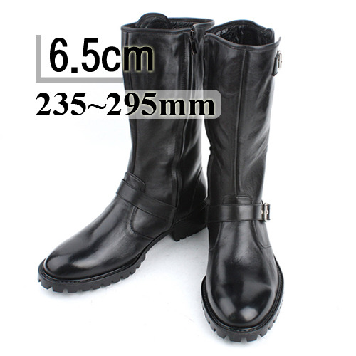 JY-HJ 12-22 워커부츠 남성수제화 롱부츠 바이크부츠 핸드메이드 부츠 키높이굽 4.5cm 5.5cm 6.5cm 296,000원