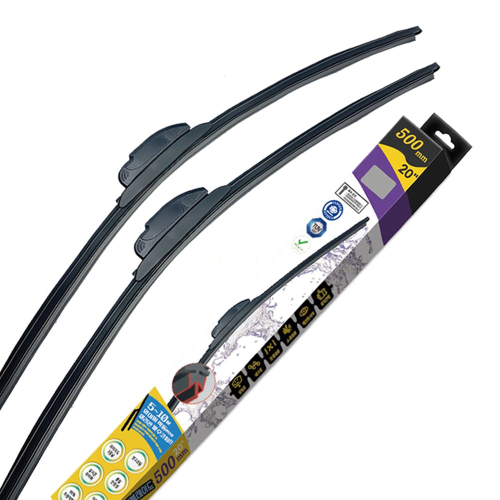 뉴 제네시스 (DH 14년~16/6월이전) 실리콘 발수코팅 자동차 와이퍼 교체 2P /650mm+400mm(1세트) 24,000원