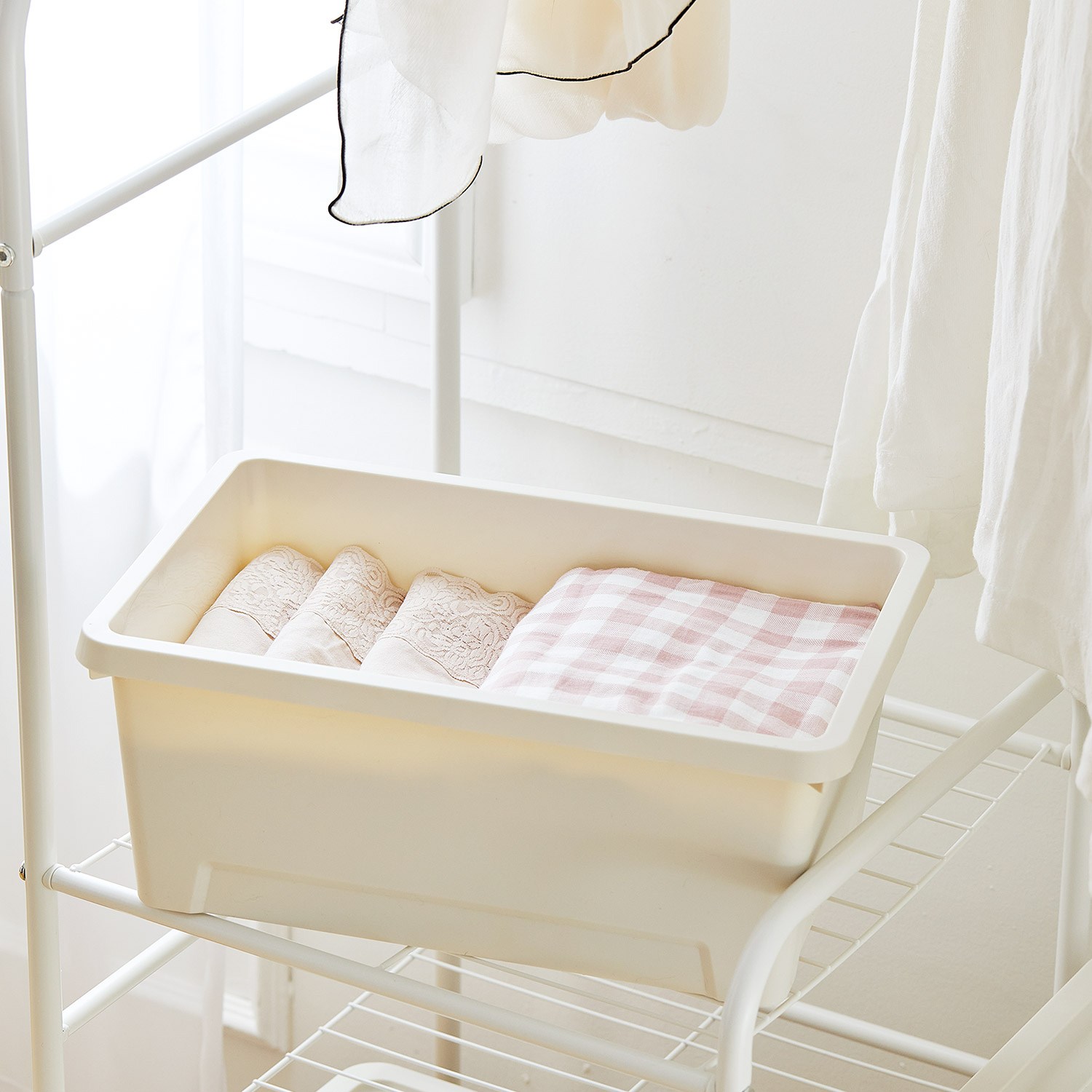 룸앤홈 마일드 수납박스 M 2P 세트 15,800원