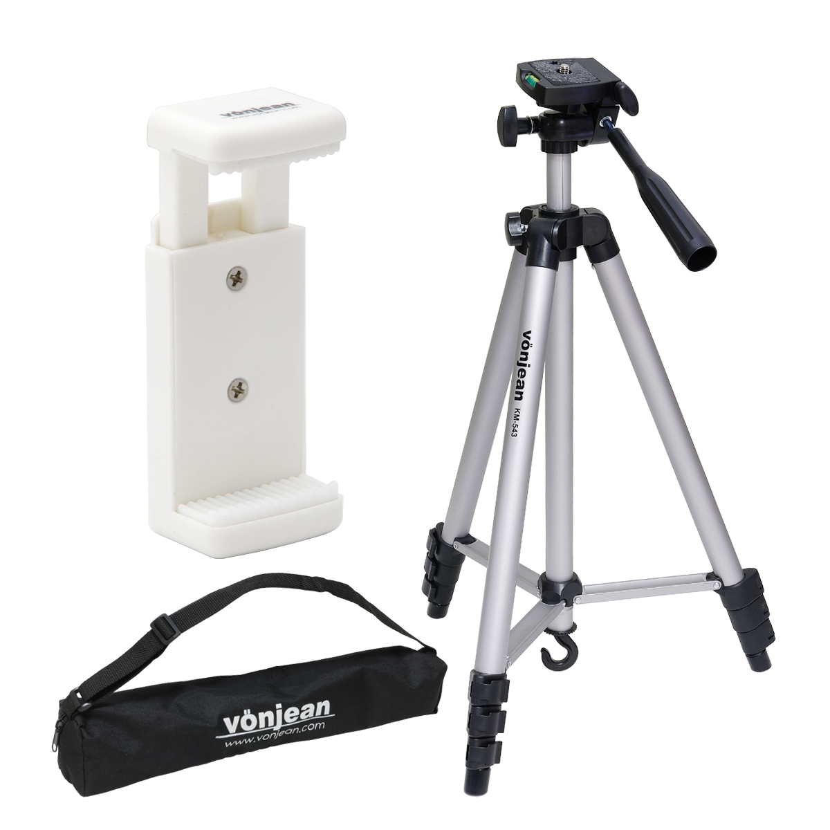 본젠 스마트폰 삼각대 + 전용가방 + 회전 핸드폰 거치대 VCM-561W 세트 16,150원