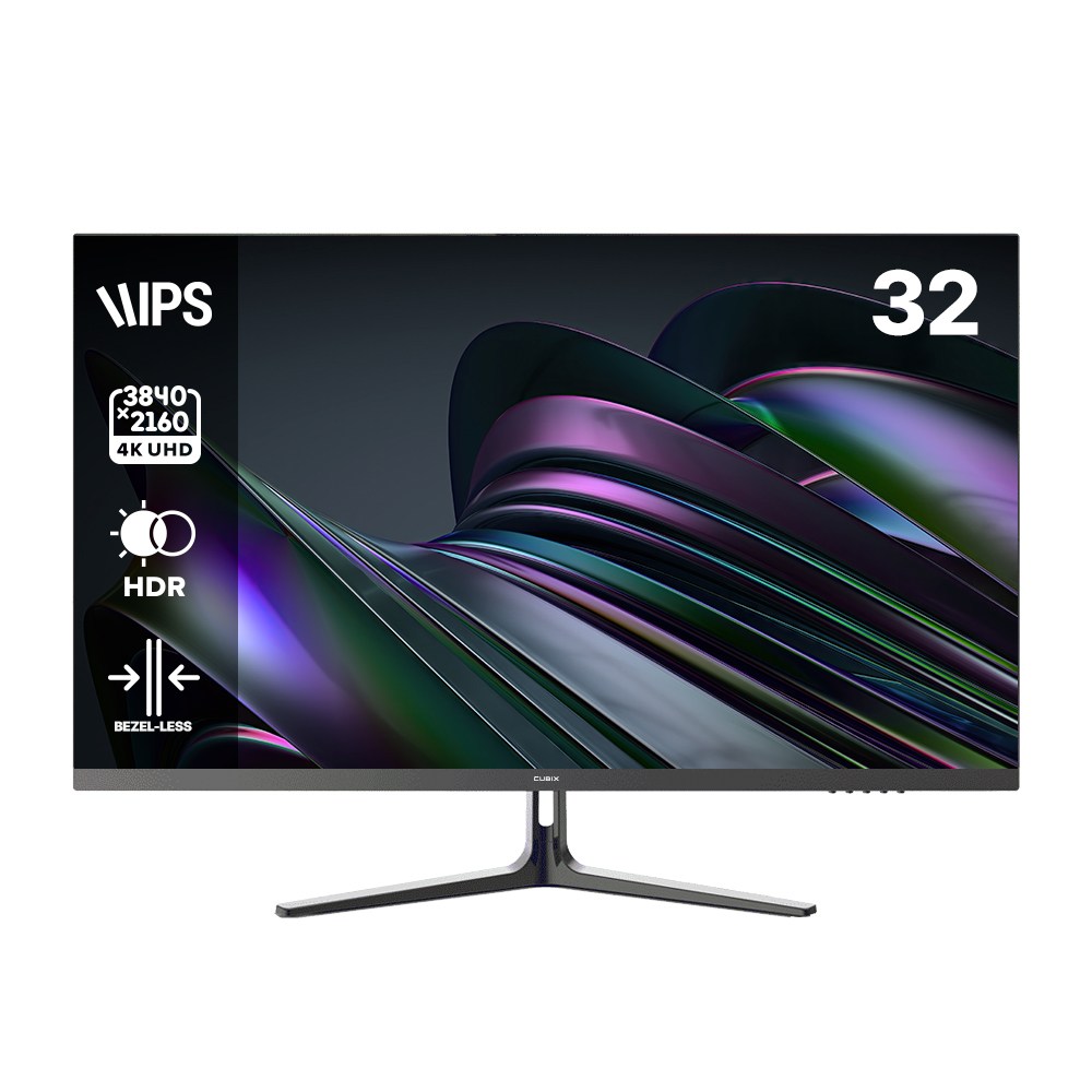 큐빅스 4K UHD 32인치 모니터 IPS 게이밍 고해상도 모니터 CX320U60 무결점, CX-320U60(일반) 270,000원