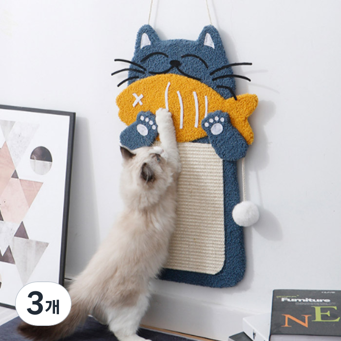 딩동펫 고양이 생선냥이 벽걸이 스크래쳐 56,700원