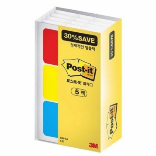 3M 포스트잇 플래그 알뜰팩 파일 바인더용 5팩 10,500원