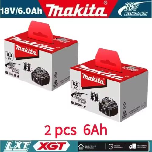 100 오리지널 Makita 18V 6Ah 충전식 배터리 Makita BL1830 BL1830B BL1840 BL1840B BL1850 BL1850B 전동 공구 배터리 ? 58,240원