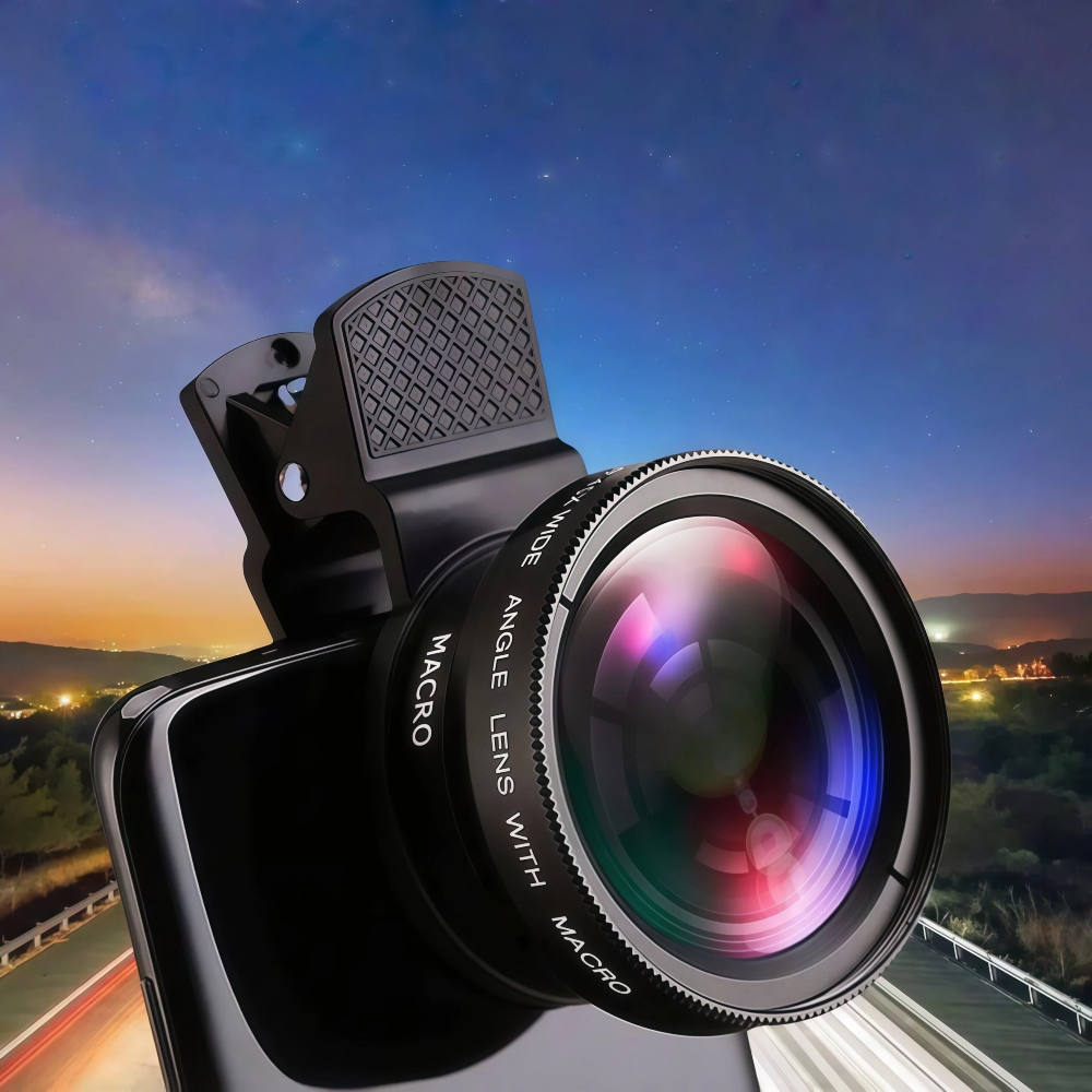 쿠쿠팡팡 스마트폰 망원렌즈 핸드폰 카메라 고배율 촬영용, 1개, 블랙 10,000원