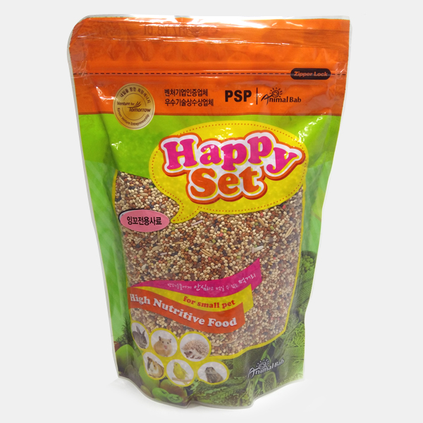 PSP 잉꼬/사랑앵무 전용 해피세트 700g (소형새 고급 영양사료) 3,500원