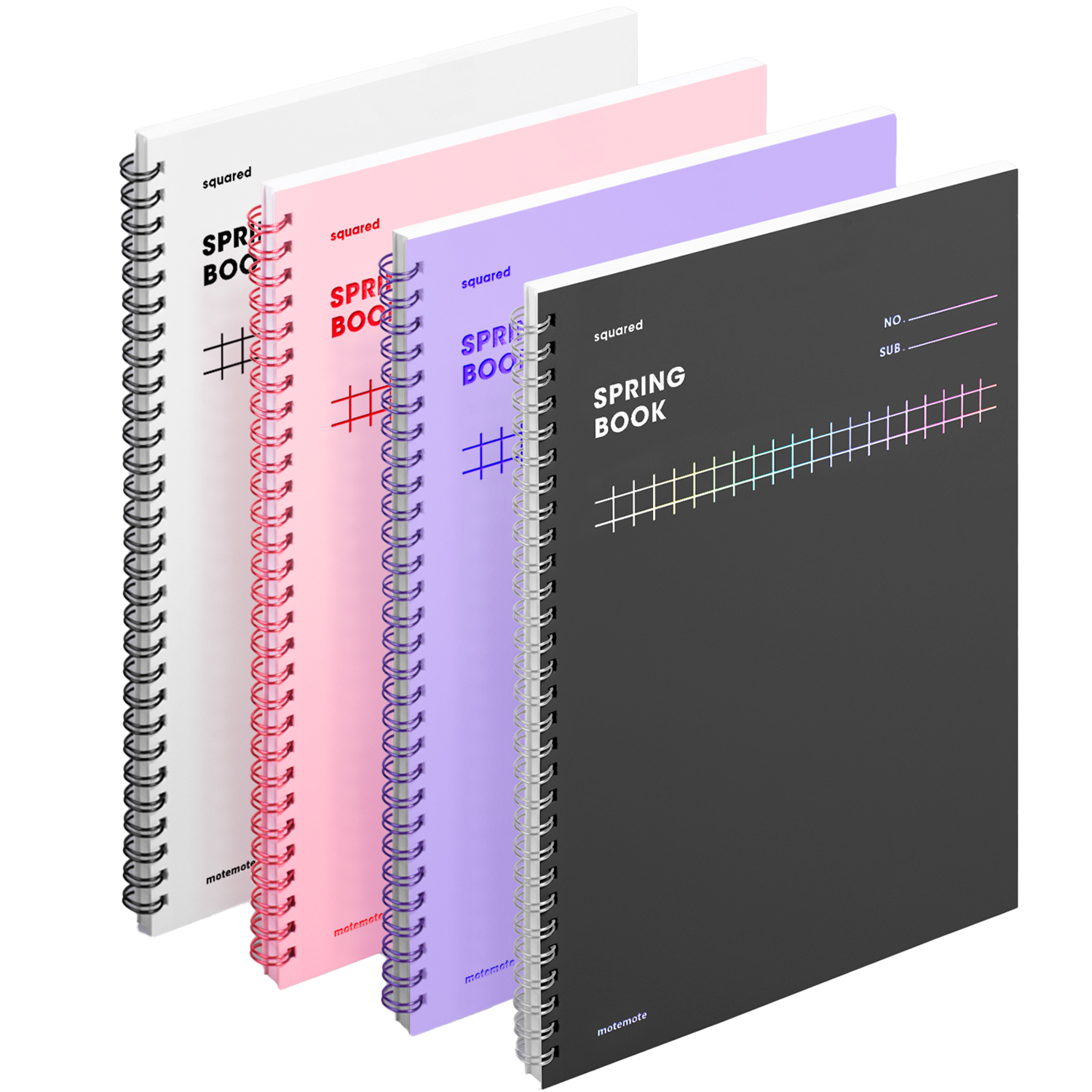 모트모트 스트링북 스퀘어드 노트 4종 세트 27,140원