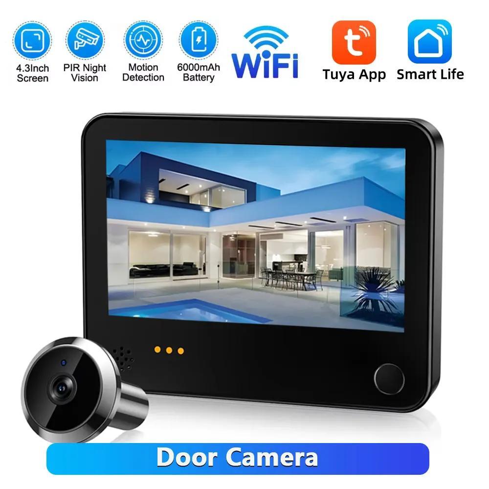 디지털 WIFI 비주얼 무선 감시 POW 카메라 초인종 인터콤 비디오 감지 도어 PIR 147,000원