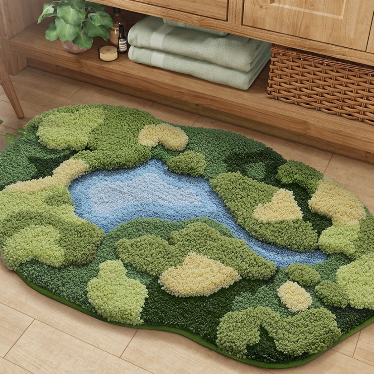 DEXI 부드러운 도톰 극세사 욕실 화장실 현관 미끄럼방지 논슬립 프리미엄 욕실 발매트, A 25,900원