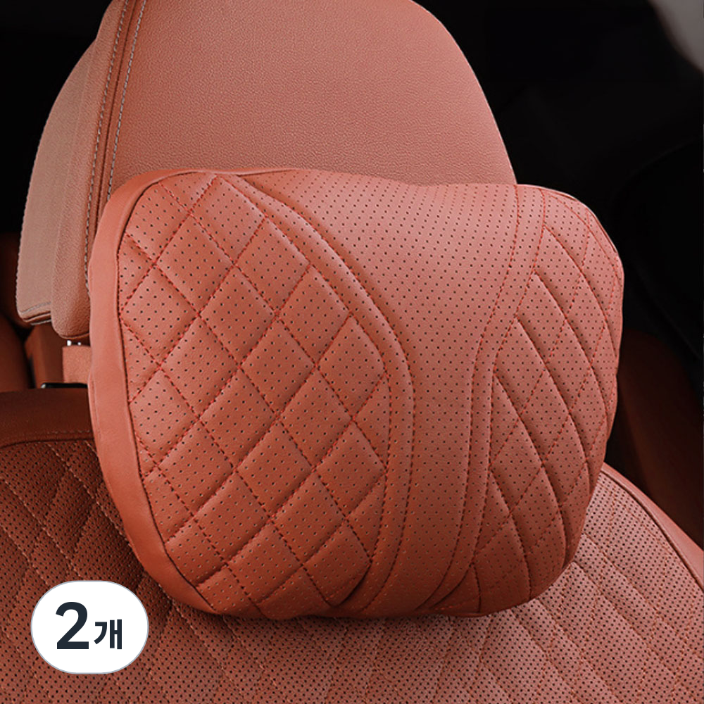 크로니클 전차종 호환 바이버 프리미엄 차량 목쿠션, 카멜, 2개 39,140원