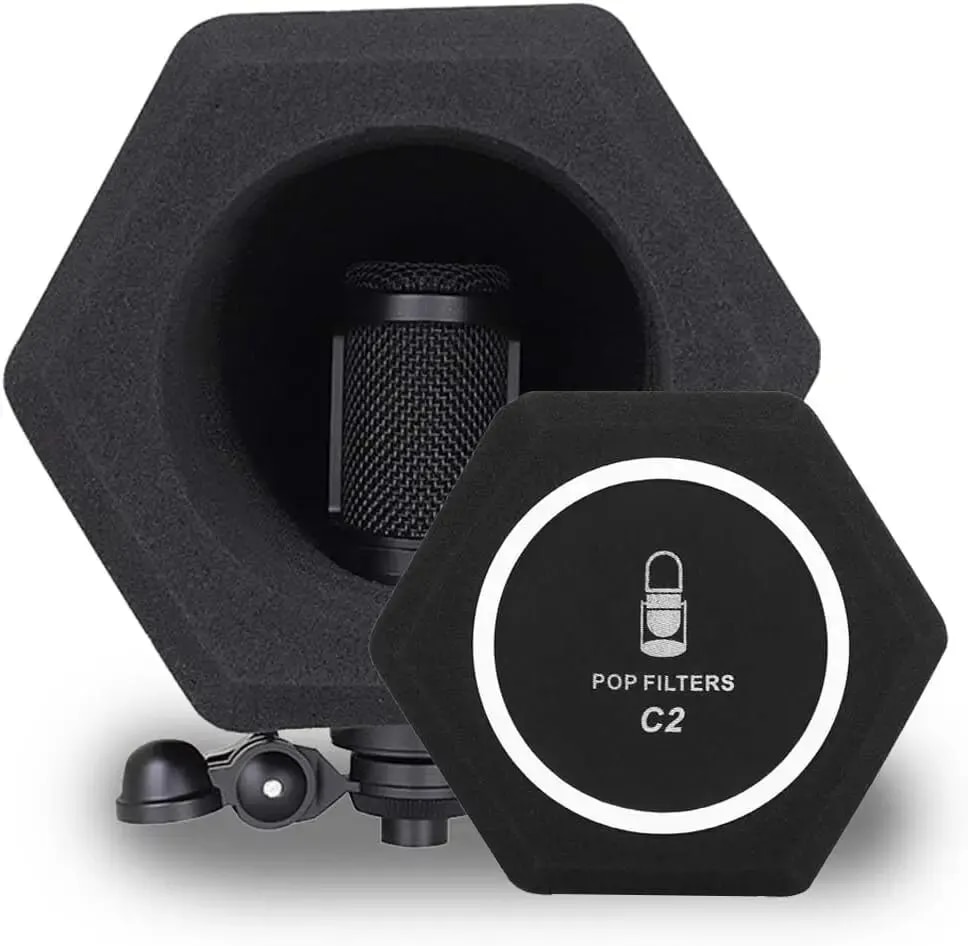 리플렉션필터 방음부스 마이크 팝 윈드 실드 어쿠스틱 레코드 스튜디오 사운드 흡수 폼 보컬 아이솔레이션 볼 22,100원