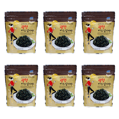 한아담식품 광천 미스 김자반, 40g, 6개 8,940원