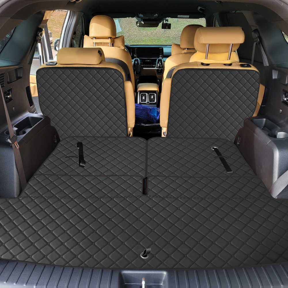 아이빌 더뉴 퀼팅 가죽 자동차 트렁크매트 + 2열등받이 풀세트 6인승분리형 53,150원