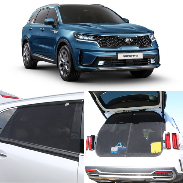 MQ4신형쏘렌토 3종세트(트렁크모기장+2열창세트) 70,900원