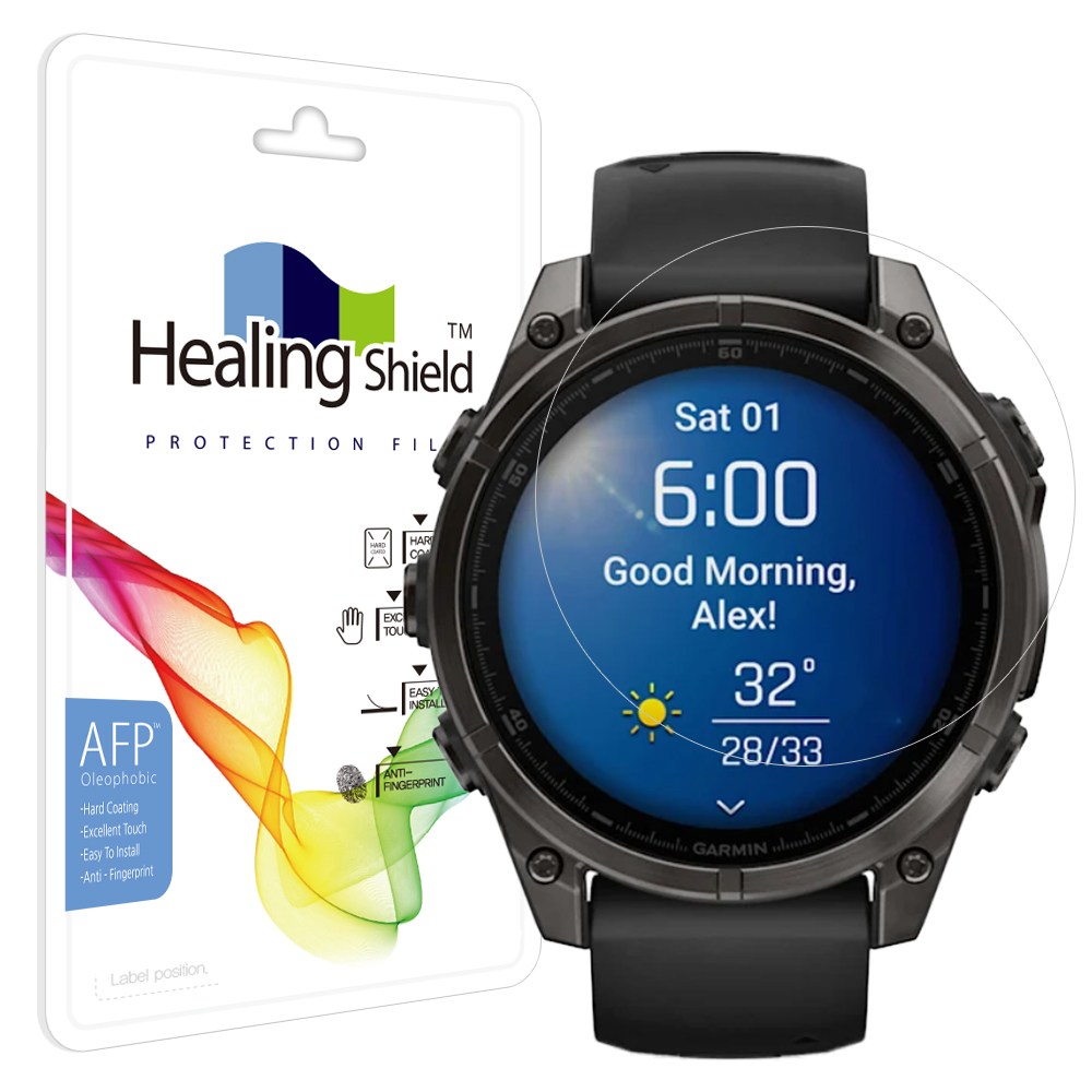 가민 피닉스 8 아몰레드 47mm 올레포빅 고광택 액정보호필름 2매, 현재가 11,520원