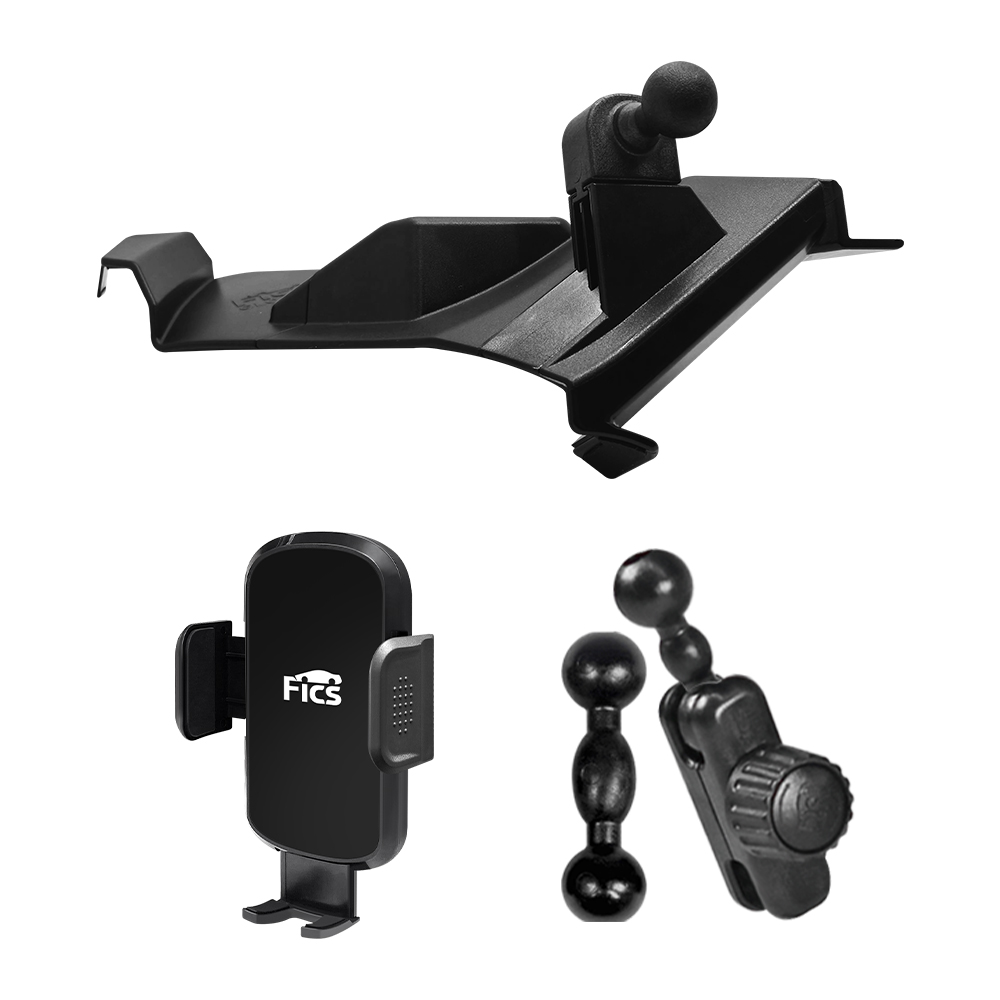 픽스글로벌 픽스 그랑 콜레오스 전용 차량용 핸드폰 거치대 세트, 블랙, 1세트 37,500원