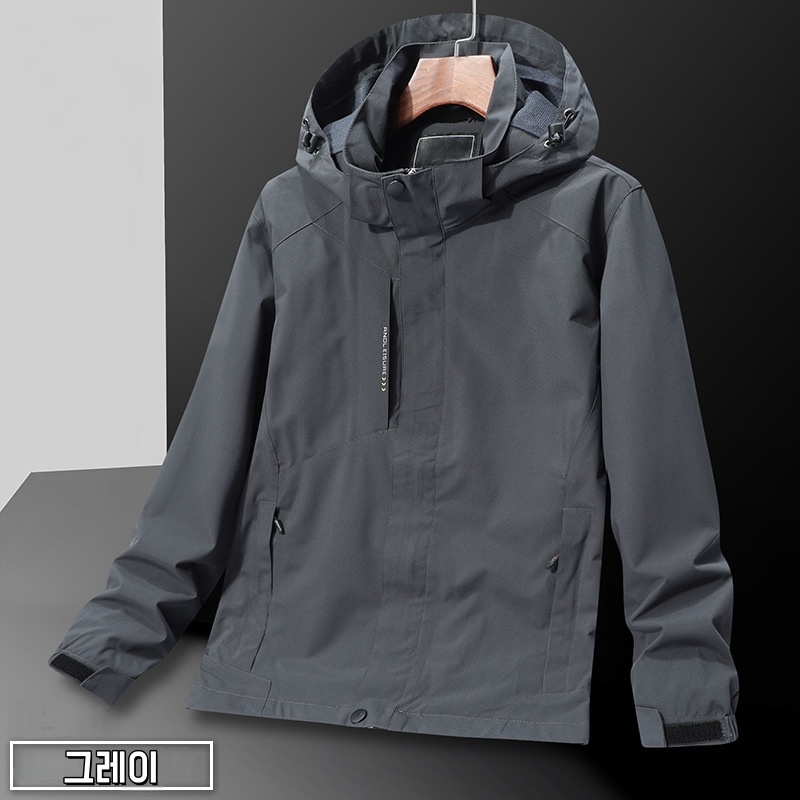 POMTOR 남자 방수 빅사이즈 아우터 운동 등산 바람막이점퍼(XL-7XL) 39,380원