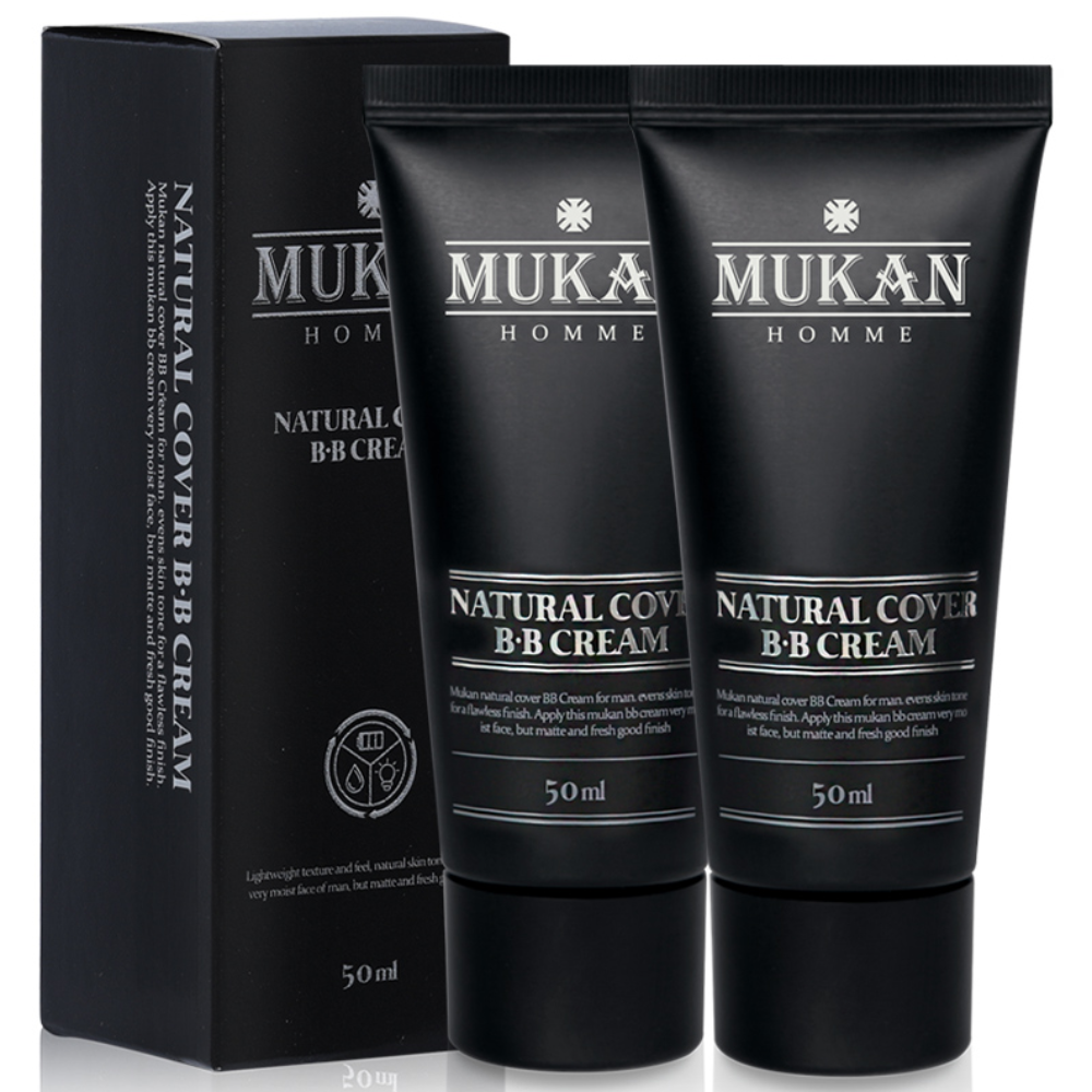 무칸 옴므 내츄럴 커버 비비크림 50ml, 내추럴, 2개 24,900원