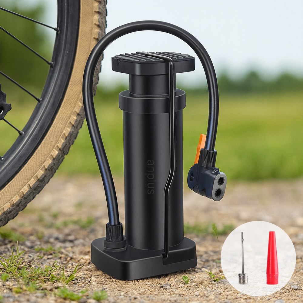 앙플러스 휴대용 초미니 에어 펌프 자전거 바람 주입기 6,900원