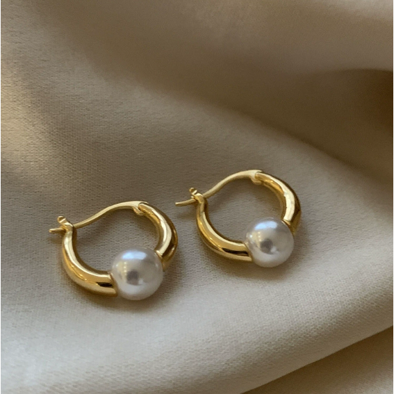 Ramlove  14k 도금 금빛 진주 하모니 귀걸이  HAR-SS-036 49,800원