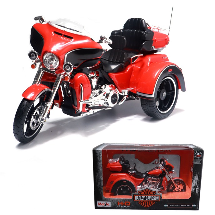 마이스토 할리데이비슨 오토바이 트라이크 2021 CVO Tri  GLIDE 완구 1:12 28,000원