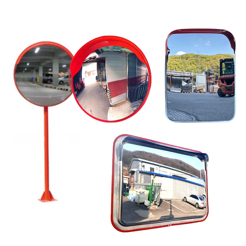 도로 반사경 주차장 스텐 사각 실외 실내 반사경 거울, 1개 55,000원