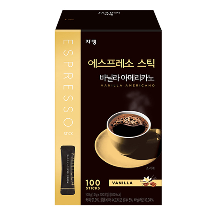 쟈뎅 에스프레소 스틱 바닐라 아메리카노 원두커피믹스 15,880원