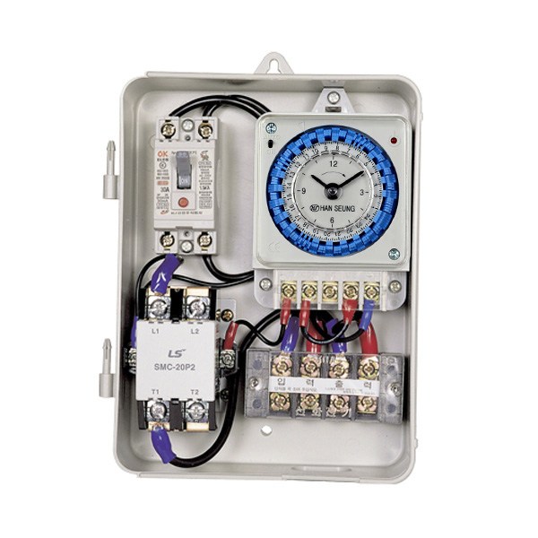 한승계기 아날로그 타임스위치 정전보상형 30A 케이스방우형 타이머 HTS-24TCB 60,800원