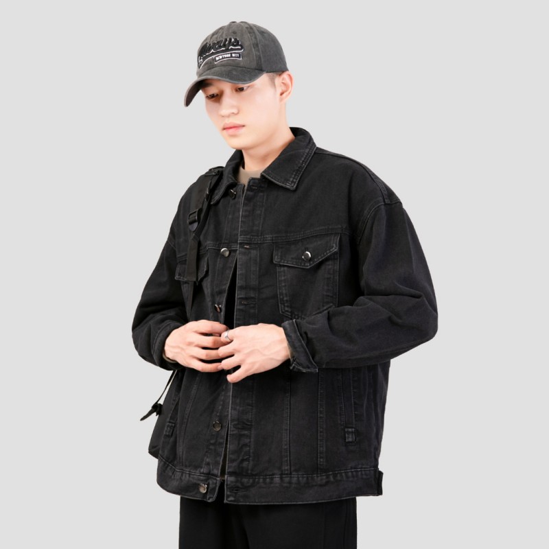 TIMEPURE 남녀공용 데님 자켓 봄가을 캐주얼 아우터 오버핏 청자켓 32,990원