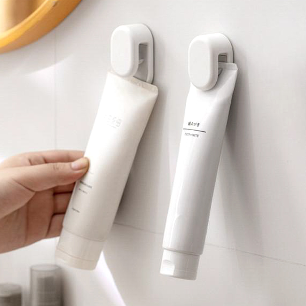 무타공마켓 심플 벽부착 무타공 치약거치대, 1개, 화이트 5,900원