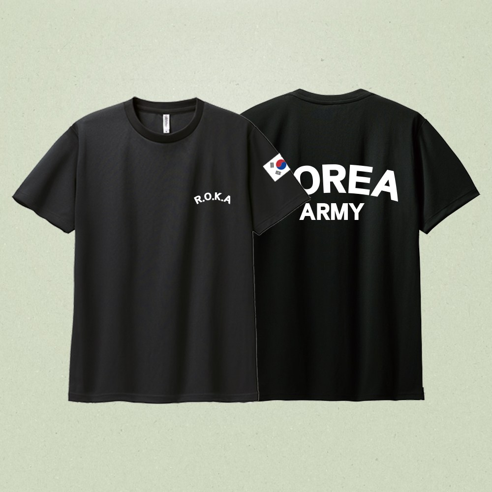 ROKA 로카티 코리아아미 정품 반팔 기능성 티셔츠 빅사이즈 5종 컬러 [육군 1+1] 18,900원