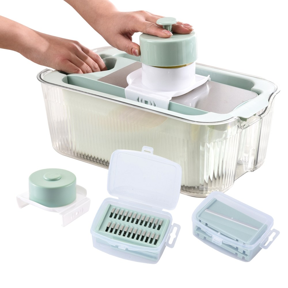 만능 채칼 야채 슬라이서 손보호 스텐 무채칼 비바니 25,830원