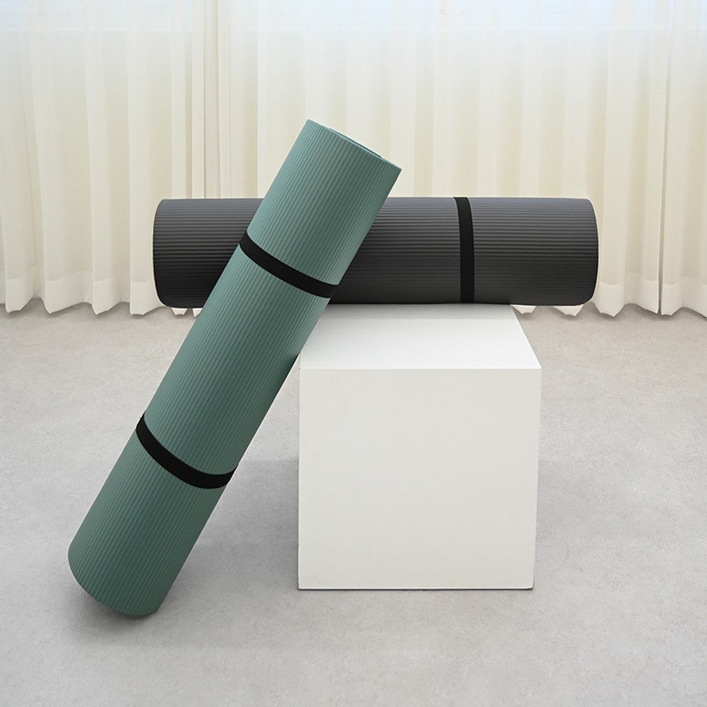 요가매트 대형 200x80 층간소음 두께15mm 바닥 매트 두꺼운 홈트 필라테스 스트레칭 운동매트 가방세트, 1개, 그린 25,900원