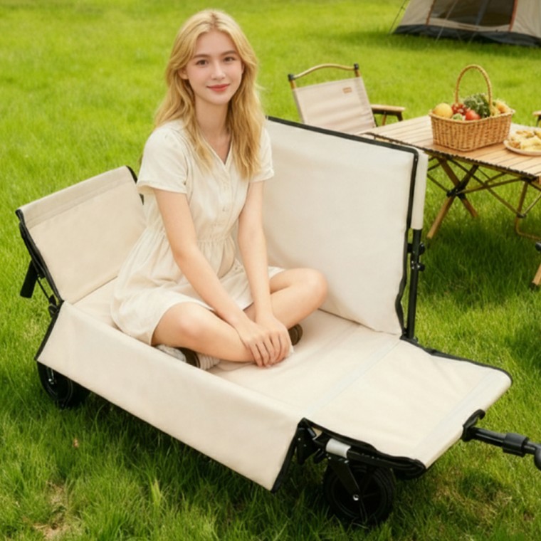 넉넉한수납 3in1 초대형 풀오픈 벤치웨건 캠핑 멀티 간이침대 소파형웨건 1P(k7122) 158,670원