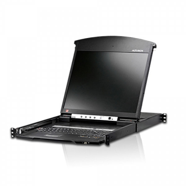 ATEN KL1516AIM 17인치 16포트 Cat 5 듀얼 레일 LCD KVM over IP 스위치, KL1516AIM, 1개 3,040,000원
