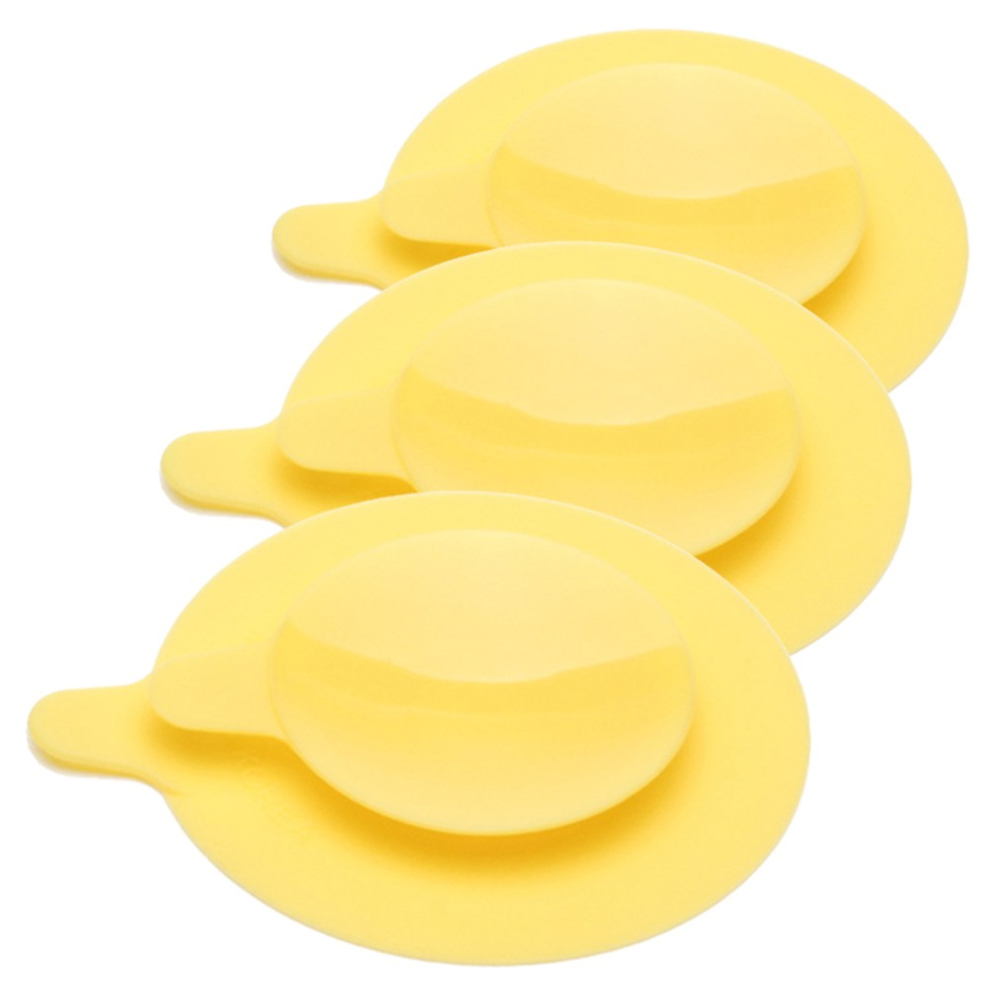 베베락 실리콘 양면 흡착판 이유식매트, 옐로우, 3개 8,500원