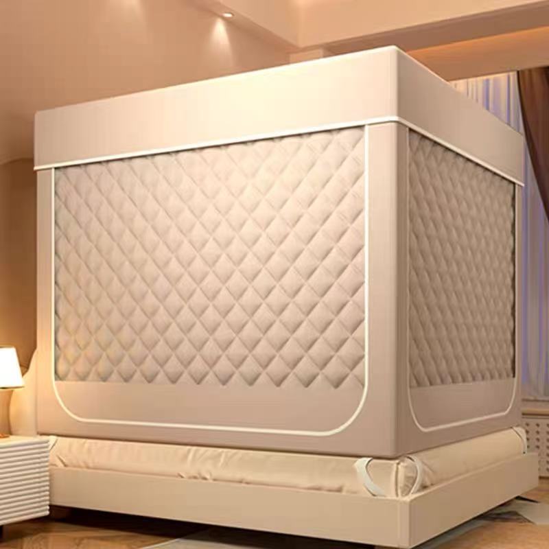 Mochae 사각 난방텐트 실내 방한 보온 텐트 모기장 기숙사 암막 침대 커튼 사계절 일체형 암막텐트 세트 124,970원