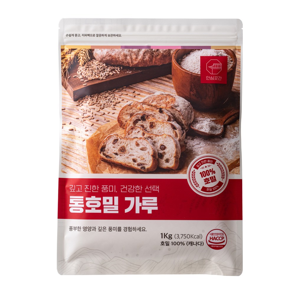 안심곳간 통호밀가루 5,200원