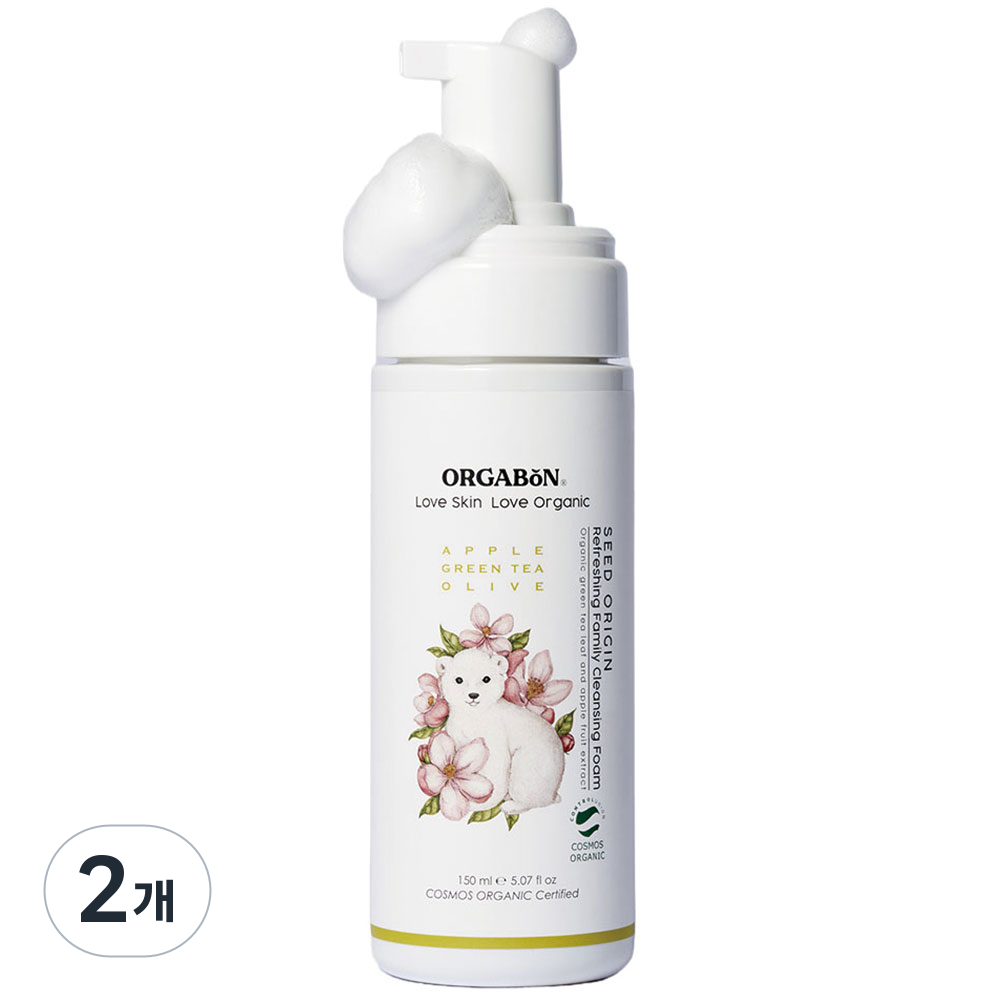 오가본 씨앗품은 말끔 패밀리/아기 클렌징폼 150ml (코스모스), 2개, 150ml 46,920원
