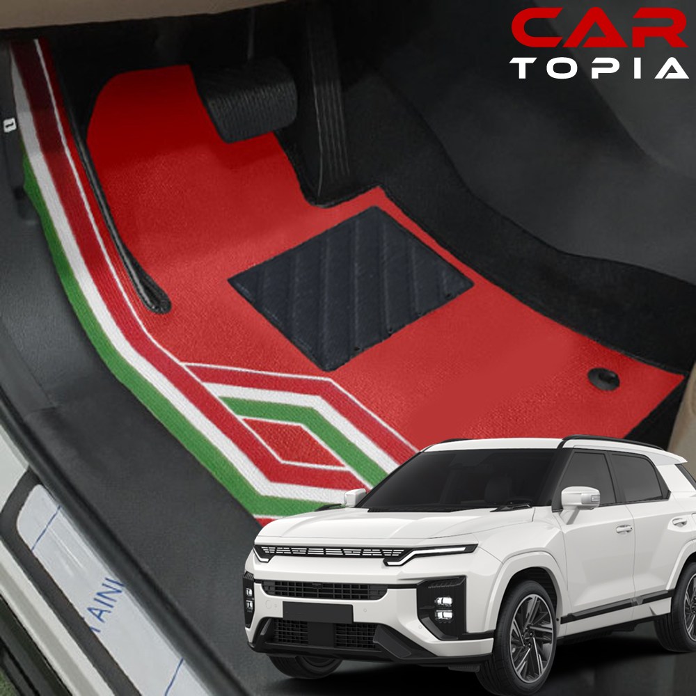 카토피아 KGM 액티언 2세대 디자인 카매트 코일매트 발판 용품 129,000원