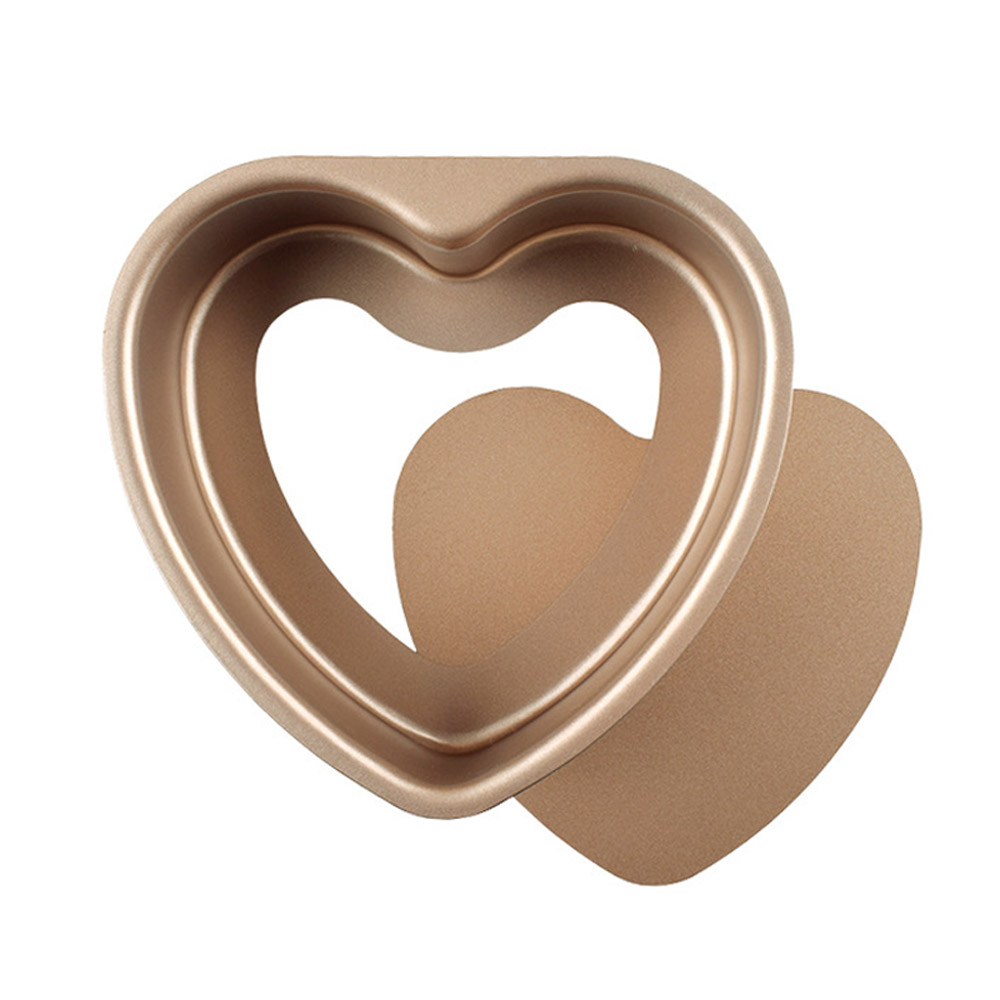 이홈베이킹 바닥 분리형 하트 쉬폰팬, 1개 9,900원