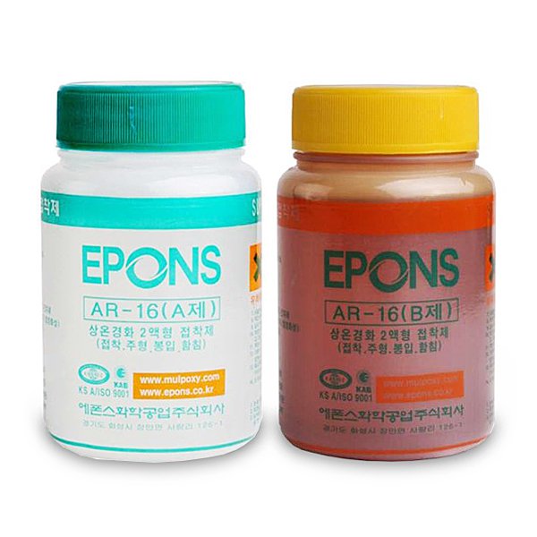 INVEN* 인벤 ( A제 400g + B제 400g ) 고급 에폰스 에폭시 접착제금속 석재 타일 플라스틱 @안전2중포장@, 1세트 16,000원