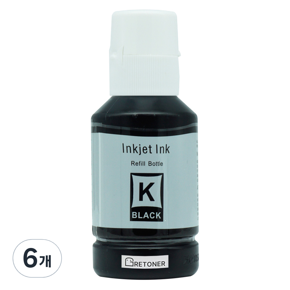 탑젯 001 T03Y100 호환잉크, 검정, 6개 16,500원