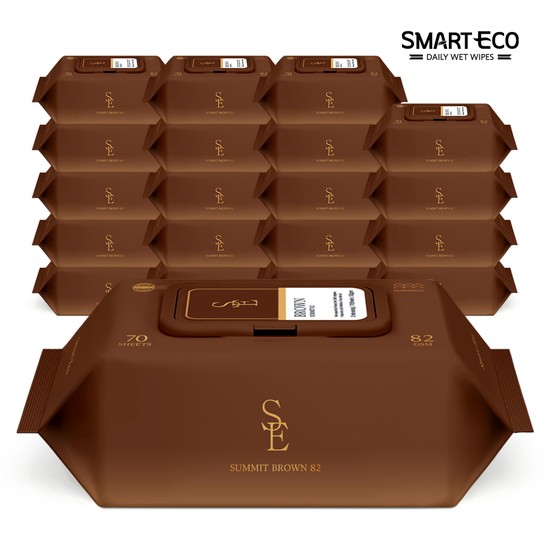 고평량 써밋82g 브라운  70매 20팩 캡형 엠보 아기물티슈 32,900원