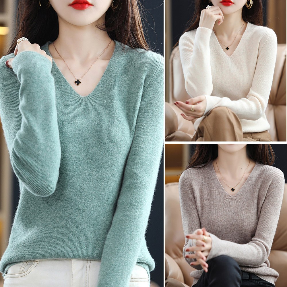 여성 V 넥 여성티 여성티셔츠 여성긴팔티 여성긴팔티셔츠 브이넥 브이넥티 브이넥티셔츠 긴팔 티셔츠 니트티셔츠 니트티 여성니트티 봄 폴라티 봄티셔츠 목폴라티 목티 겨울 니트 스웨터 16,600원