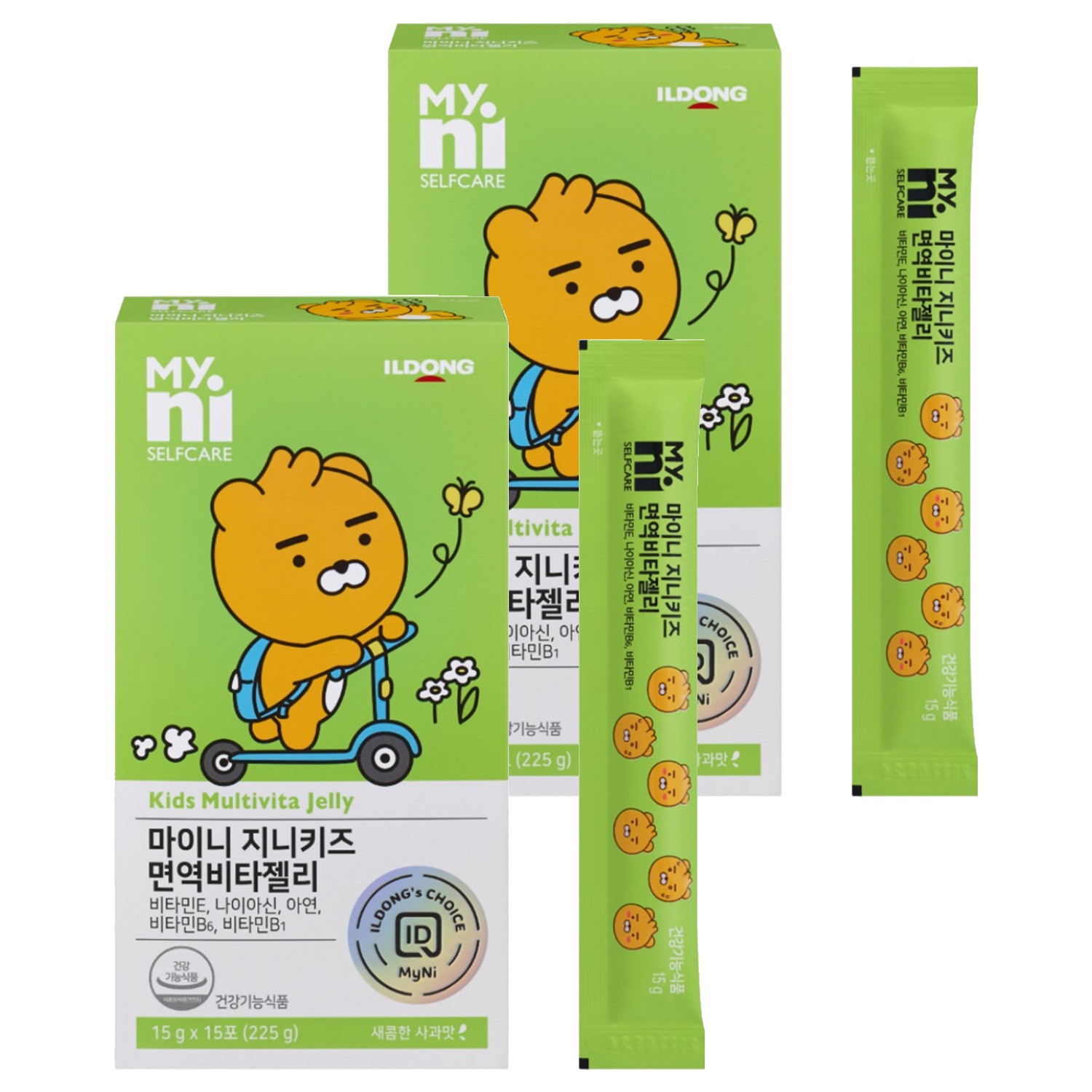 마이니 지니키즈 면역 비타젤리 15p, 225g, 2개 28,150원
